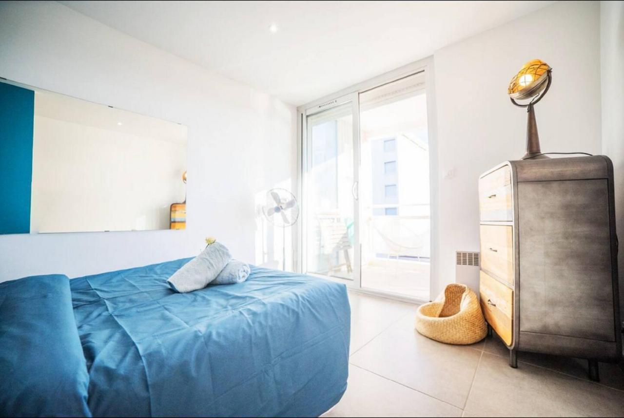 LE CALDERINI APPART - Face PLAGE WIFI et PARK Gratuit CALME - Résid Le Surcouf - CoHôteConciergerie La Grande Motte Exterior foto