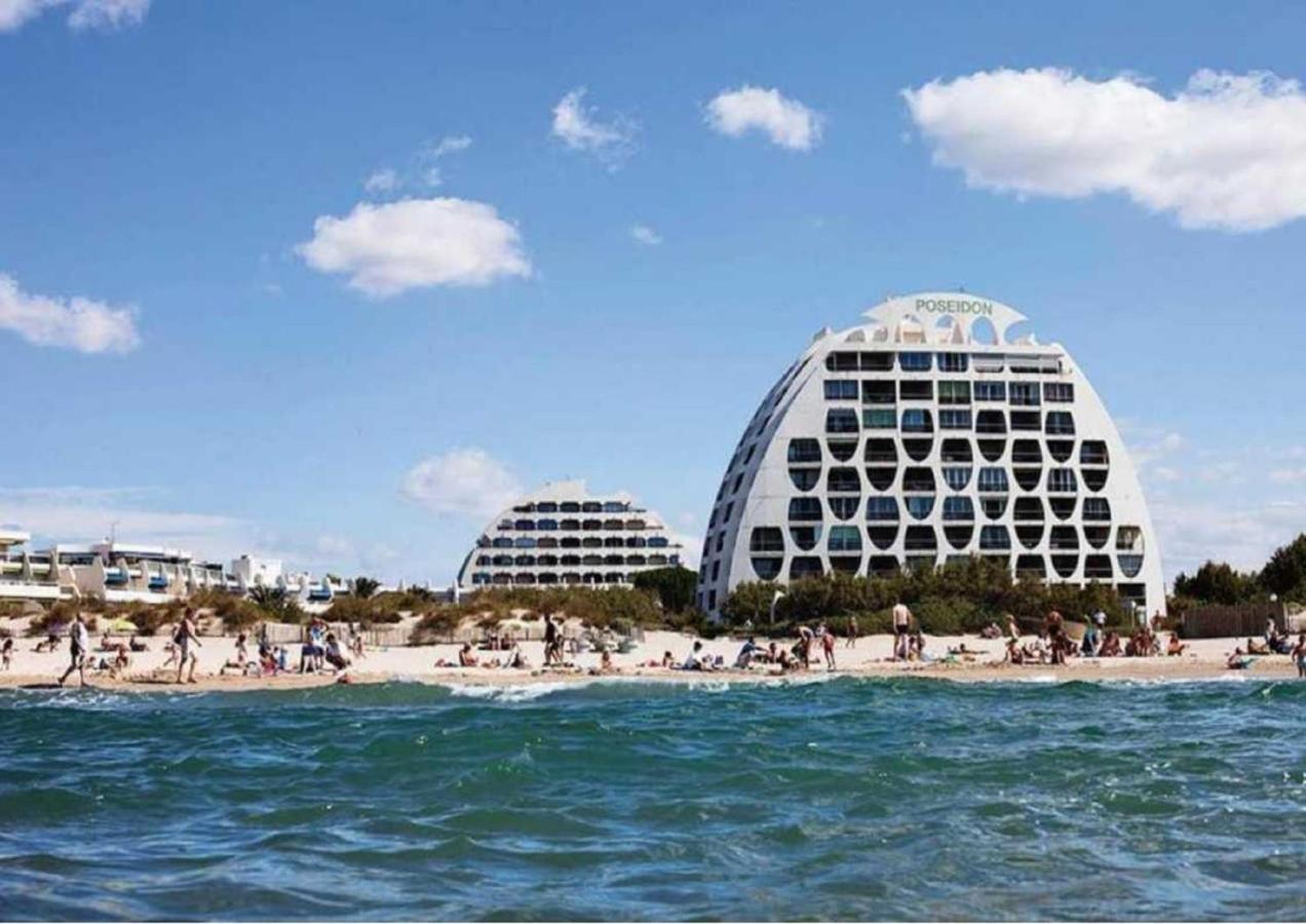 LE CALDERINI APPART - Face PLAGE WIFI et PARK Gratuit CALME - Résid Le Surcouf - CoHôteConciergerie La Grande Motte Exterior foto